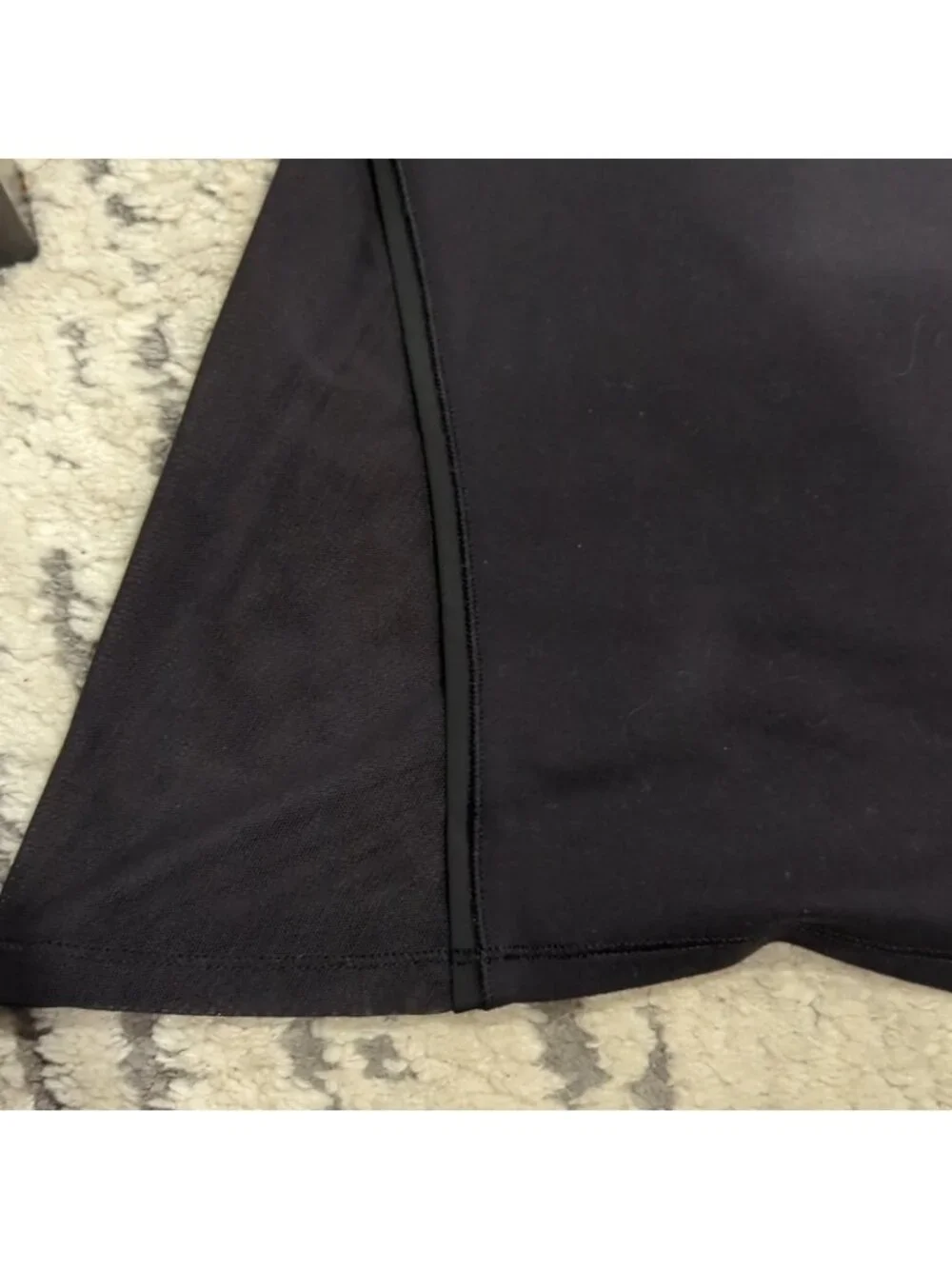 Lululemon Cool Racerback *Shine On Black mesh